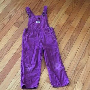 Vintage Osh Gosh B'gosh corduroy overalls